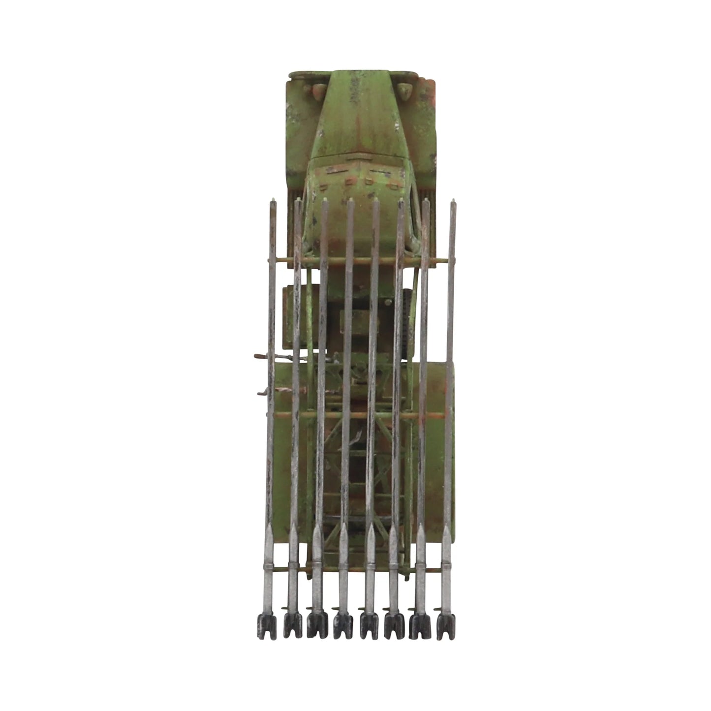 Katyusha Multiple Rocket Launcher - Bolt Action 28mm - BM-13 widok z góry wyrzutnia rakiet 16 rur rakietowych Soviet green kamuflaż konstrukcja stalowa - Warlord Games