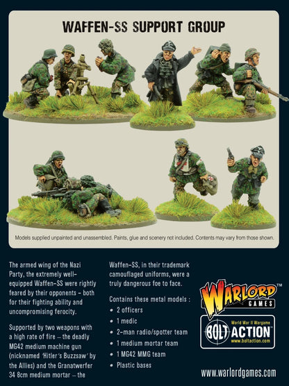 Waffen-SS Support Group Bolt Action 28mm – pudełko tył, zawartość, 402212107