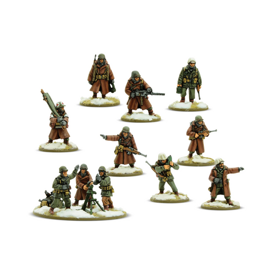 US Army Winter Support Group - Bolt Action 28mm - żołnierze w zimowych mundurach Ardeny 1944-45 - Warlord Games