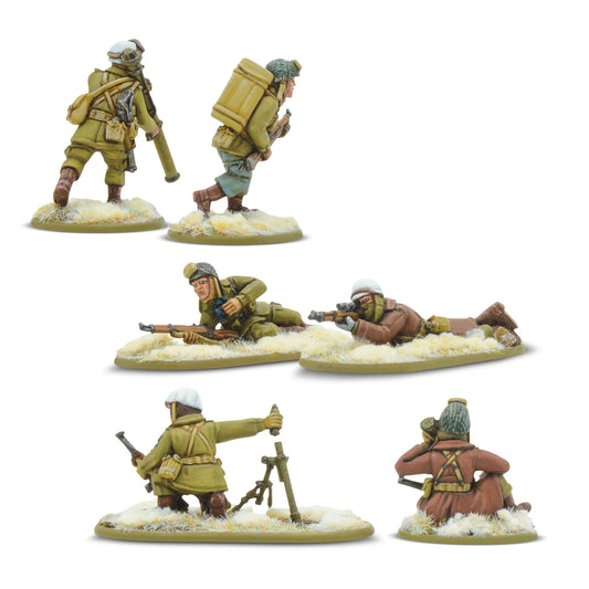 US Airborne Winter Weapons Teams Bolt Action 28mm - drużyny broni widok z tyłu, 402213114