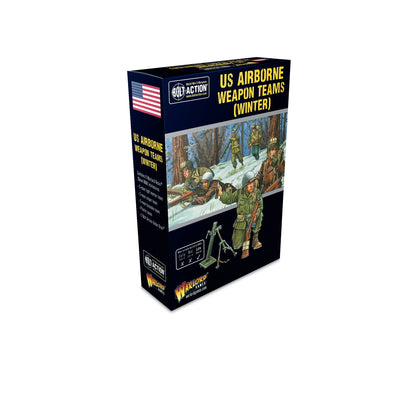 US Airborne Winter Weapons Teams Bolt Action 28mm - pudełko produktu widok z przodu, 402213114