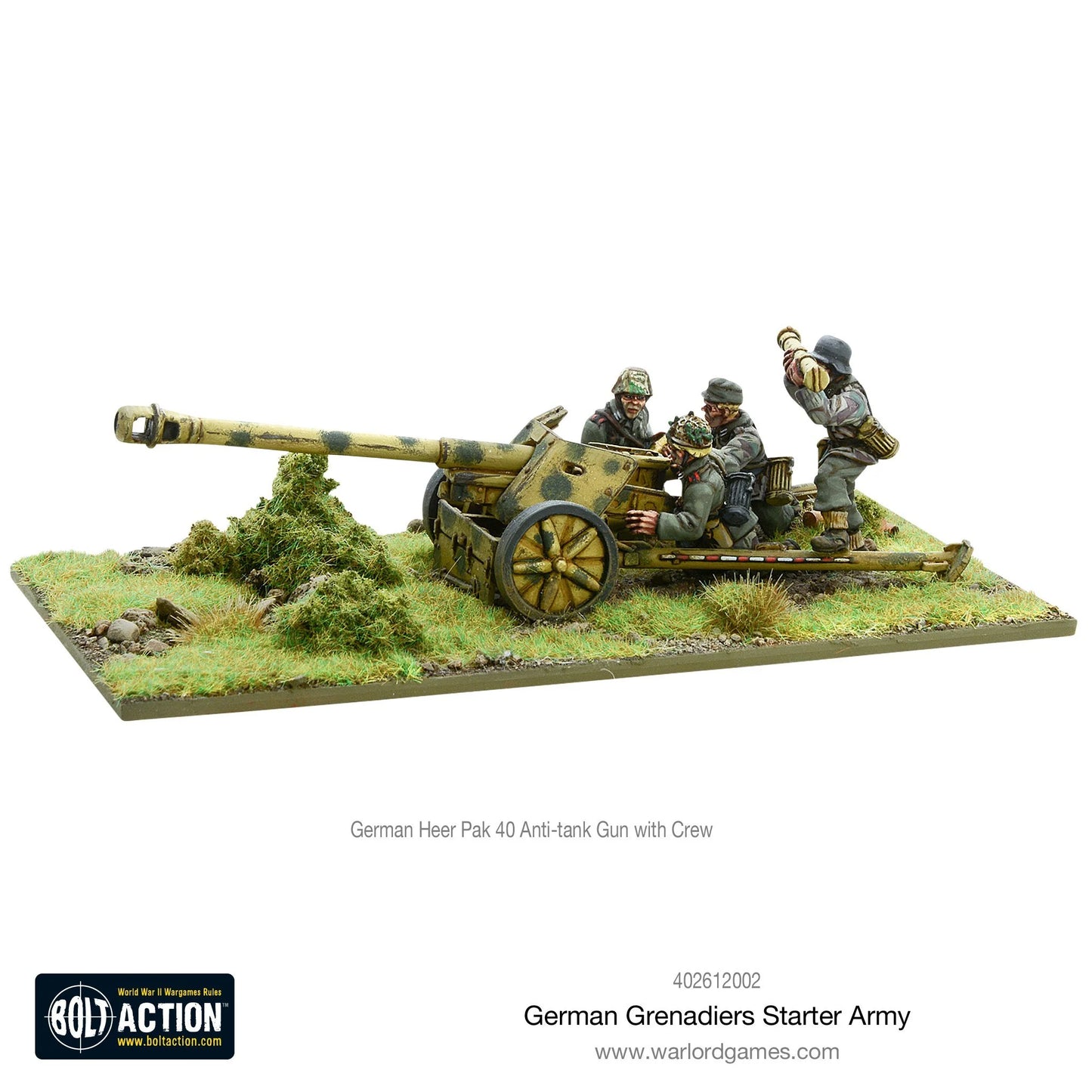 Pak 40 75mm z 4-osobową obsługą