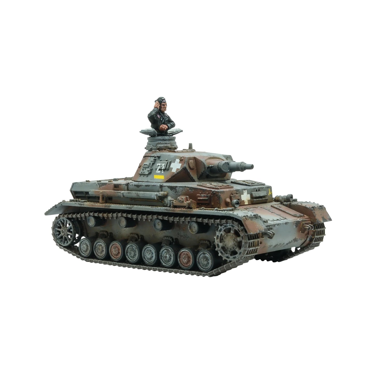 Panzer IV B/C/D z dowódcą i krótkolufową haubicą
