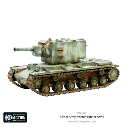 KV-2 z masywną wieżą i haubicą 152mm
