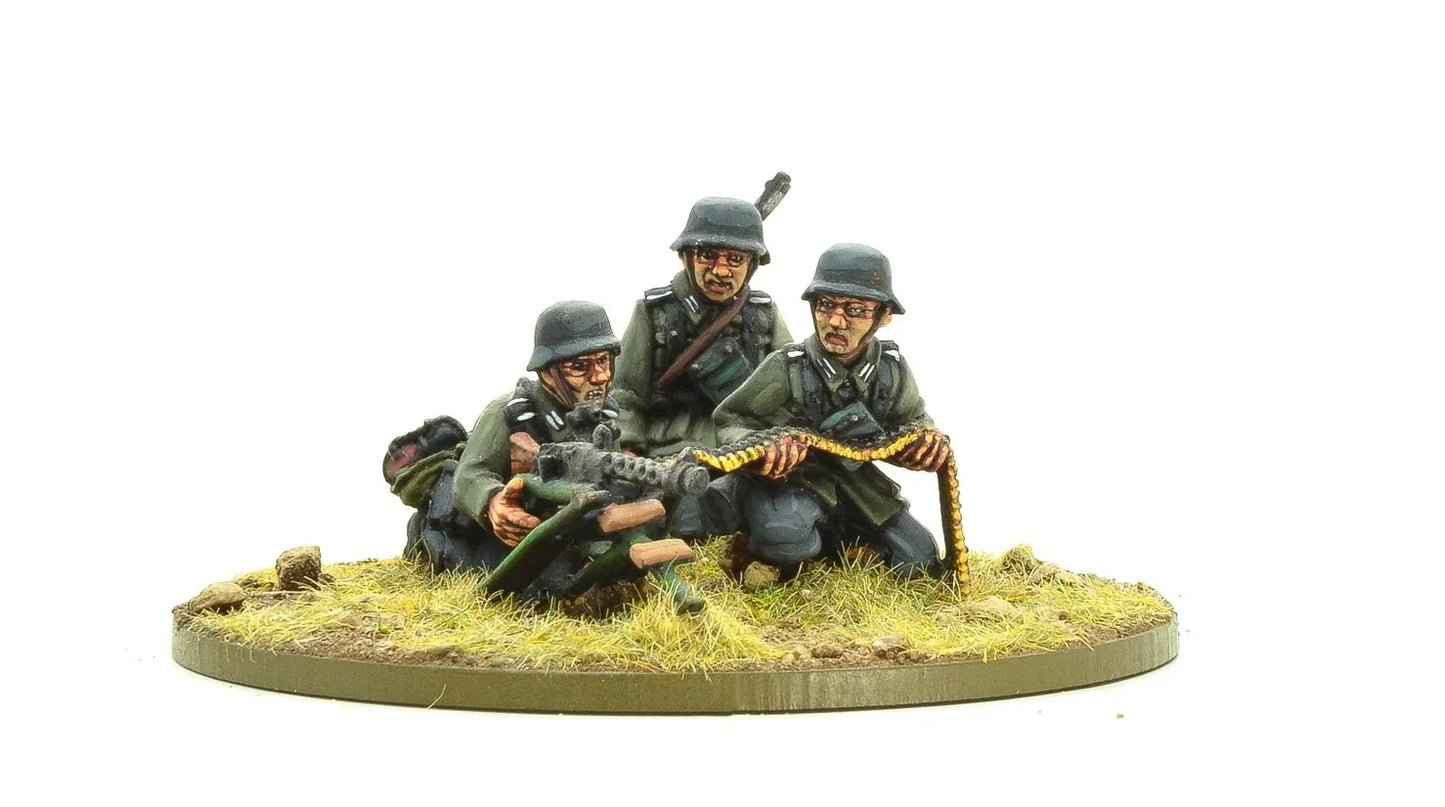 Zespół MG34 MMG z taśmą amunicyjną