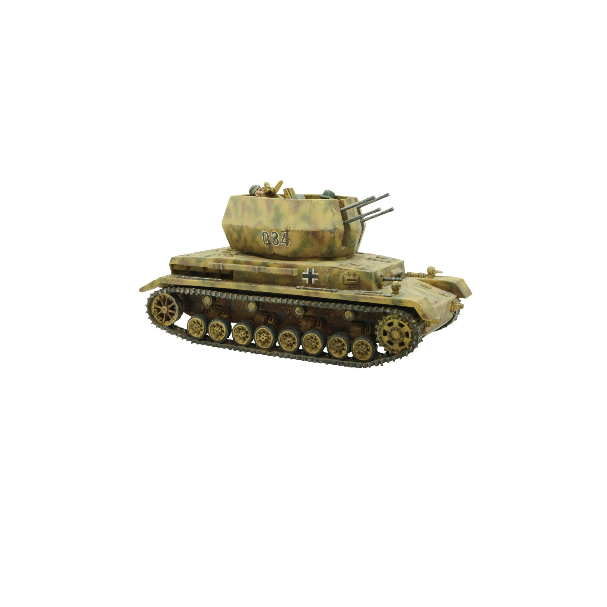 Flakpanzer IV Wirbelwind Bolt Action 28mm – widok z przodu, 405112002