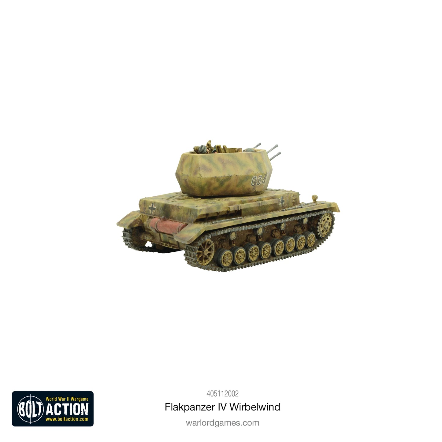 Flakpanzer IV Wirbelwind Bolt Action 28mm – widok z tyłu, 405112002