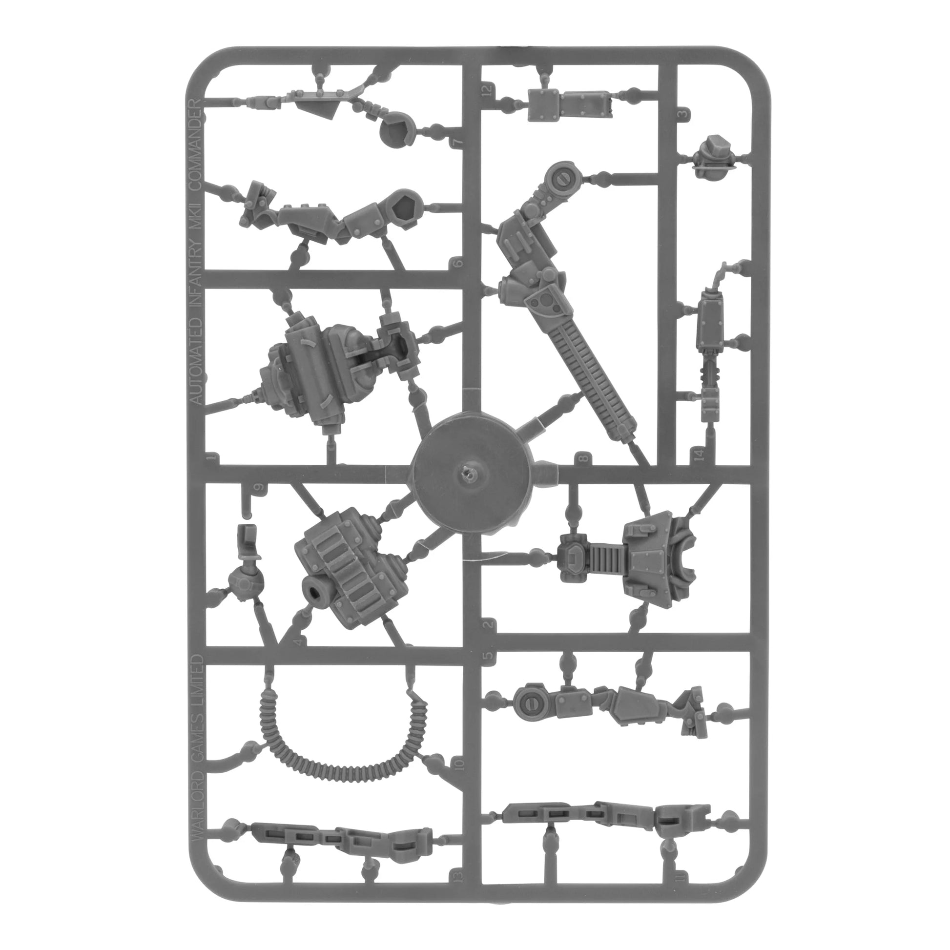 Warlord Games Automated Infantry – wypraska plastikowa Mk II C Automated Director, elementy do złożenia 28mm Konflikt '47