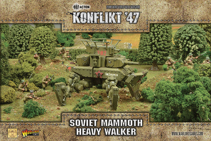 Soviet Mammoth Heavy Walker – pudełko zestawu Konflikt '47 | Warlord Games | 452410803
