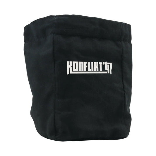 Konflikt '47 Logo Dice Bag – czarny worek na kostki z logo Konflikt '47 Warlord Games