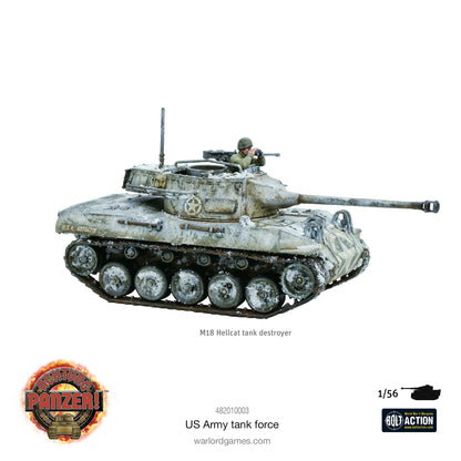 Achtung Panzer! US Army Tank Force – M18 Hellcat tank destroyer pomalowany, 28mm 1:56 Bolt Action
