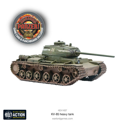 KV-85 Heavy Tank Bolt Action - widok z lewej, logo Achtung Panzer!, zielony kamuflaż, numer 36, kod 482414007