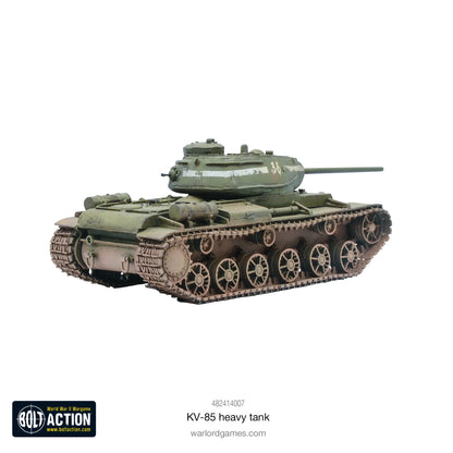 KV-85 Heavy Tank Bolt Action - widok z prawej tylnej, zielony kamuflaż, numer 36, detale gąsienic, kod 482414007