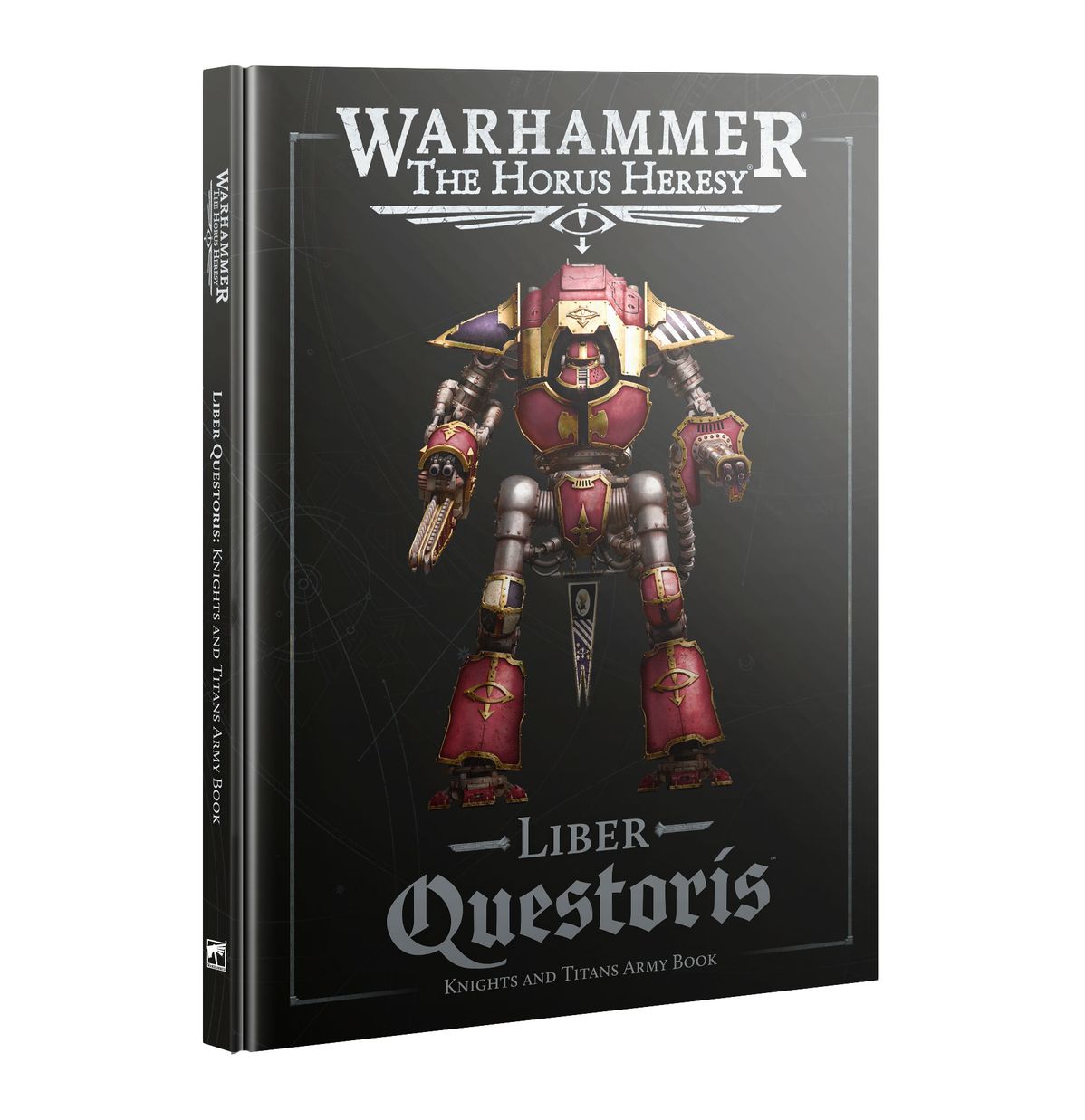 Liber Questoris: Knights and Titans Army Book – okładka podręcznika armii Warhammer: The Horus Heresy, Games Workshop
