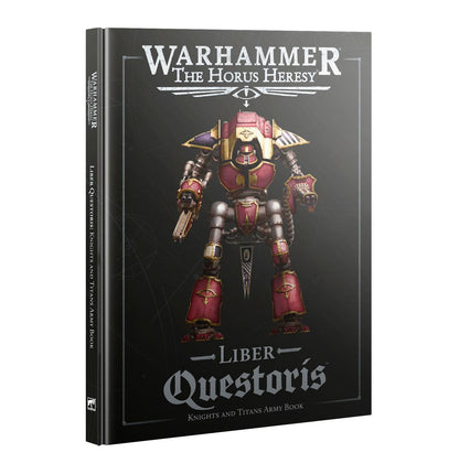 Liber Questoris: Knights and Titans Army Book – okładka podręcznika armii Warhammer: The Horus Heresy, Games Workshop
