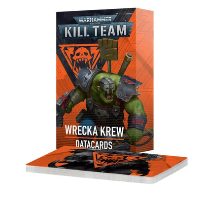Kill Team Wrecka Krew Datacards - pudełko z kartami do Warhammer 40000 Kill Team - Games Workshop
