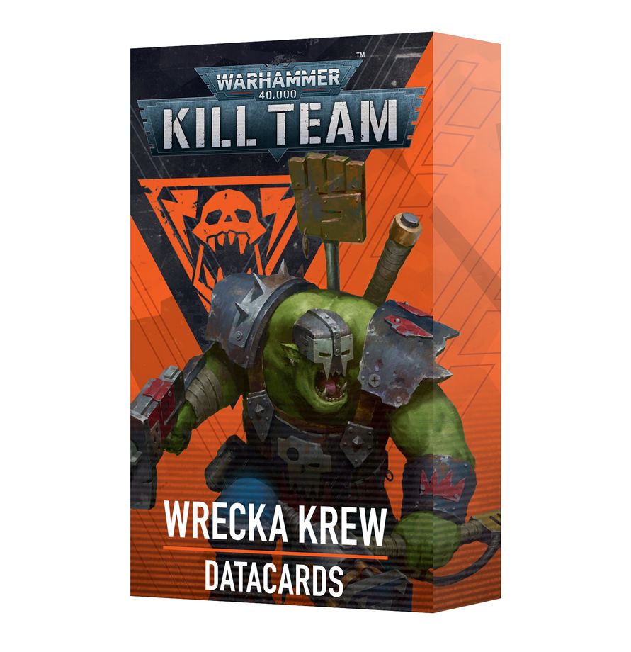 Kill Team Wrecka Krew Datacards - zawartość 33 kart do gry Kill Team - Games Workshop
