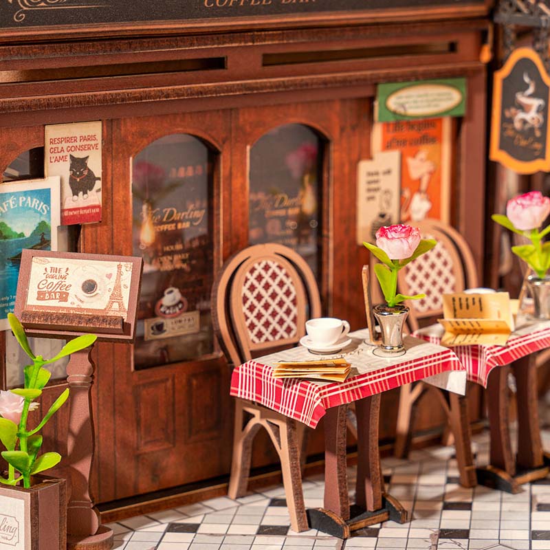 Randka w Arkadach Arcade Dating Rolife TGB10 – pudełko zestawu Booknook and Wonderland: 148 el., LED, 14+, poziom Intermediate