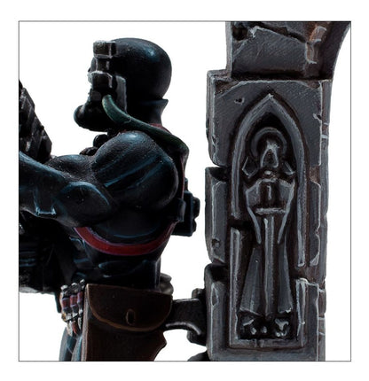 Vindicare Assassin Imperial Agents Warhammer 40K – detale głowy i broni, 52-10