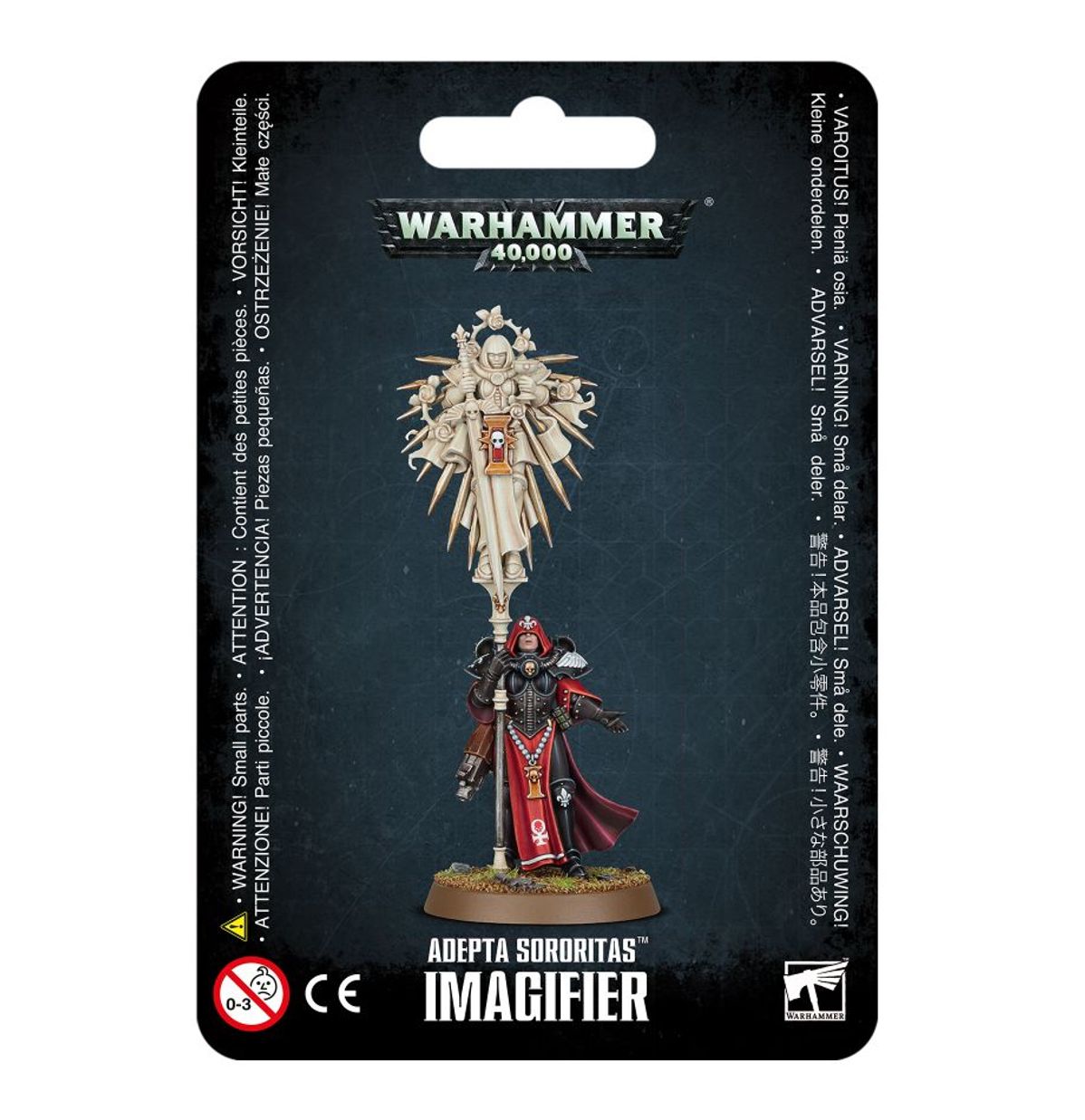 Imagifier Adepta Sororitas Warhammer 40K – pudełko produktu, 52-15