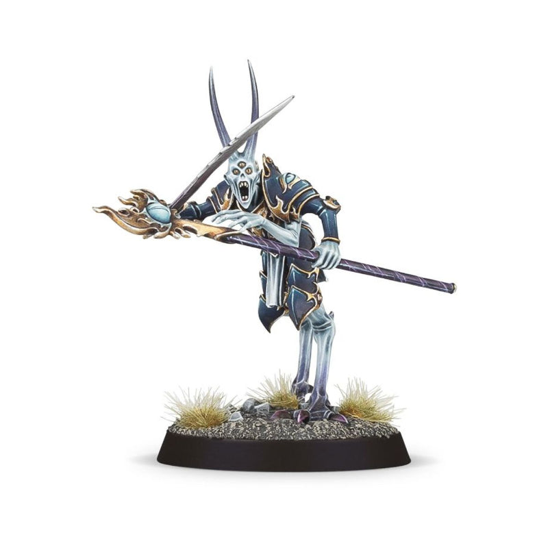 Magister Tzeentch Arcanites Warhammer AoS – figurka pomalowana widok z przodu, EAN 5011921077366