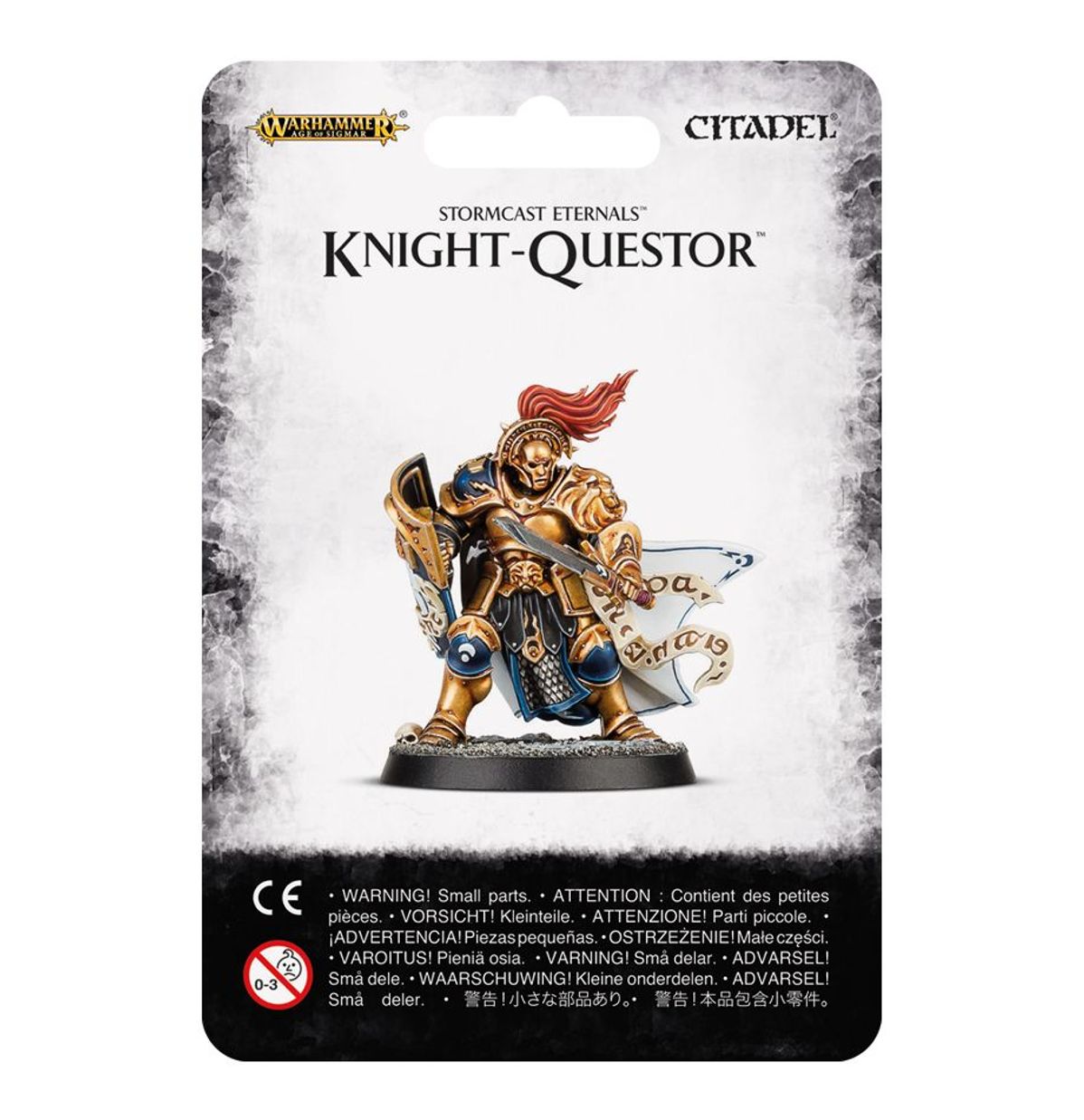 Knight-Questor Stormcast Eternals Warhammer AoS – pudełko front Citadel, 5011921080205