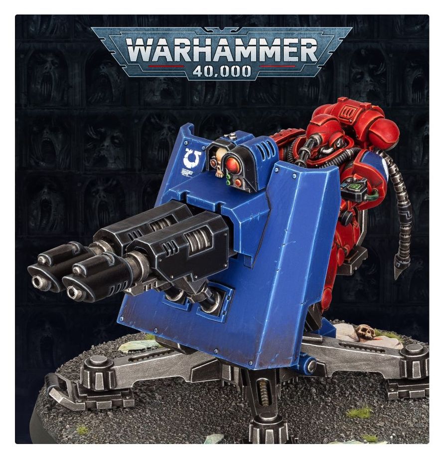 Firestrike Servo-turret - widok z przodu z las-talon