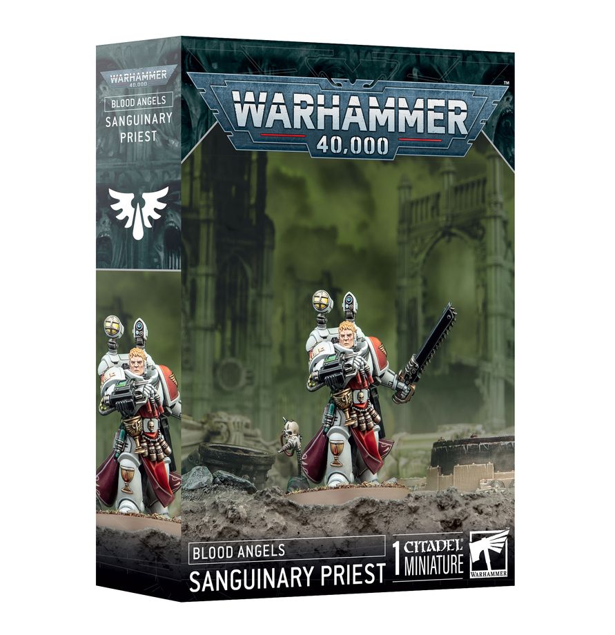 Sanguinary Priest - opakowanie Blood Angels Warhammer 40000 1 Citadel Miniature Games Workshop