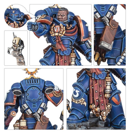 Ferren Areios miecz energetyczny pistolet boltowy Ultramarines Warhammer 40000

