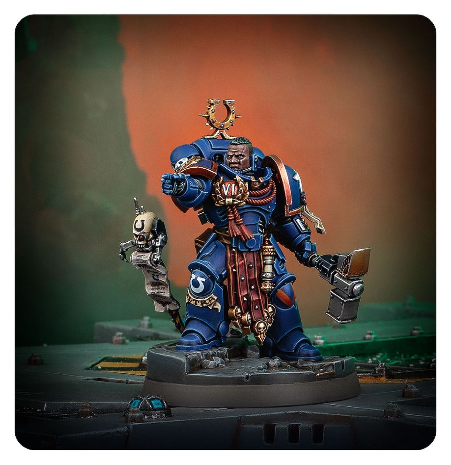 Ferren Areios Games Workshop pudełko Ultramarines Warhammer 40K bohater HQ
