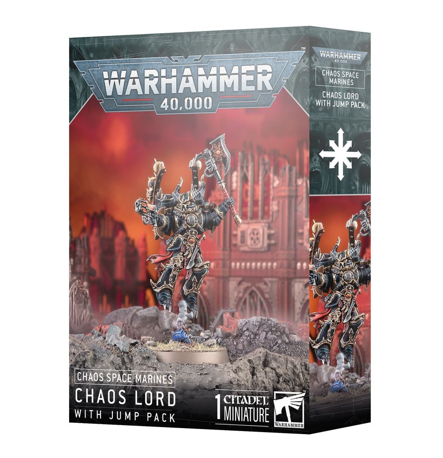 Chaos Lord with Jump Pack - opakowanie Chaos Space Marines Warhammer 40000 1 Citadel Miniature Games Workshop