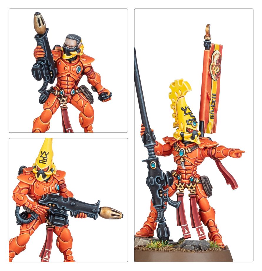 Fire Dragons - opakowanie Aeldari Warhammer 40000 6 Citadel Miniatures