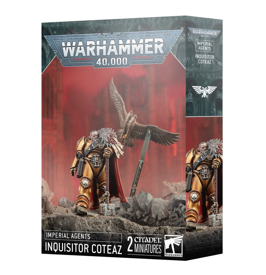 Inquisitor Coteaz - opakowanie Imperial Agents Warhammer 40000 2 Citadel Miniatures Games Workshop