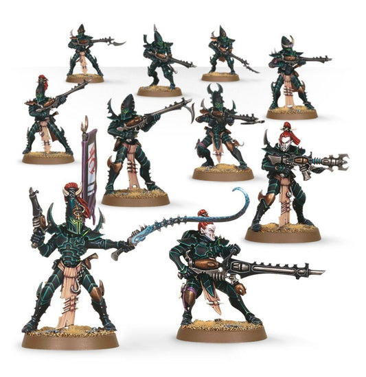 Kabalite Warriors Drukhari - 10 modeli piechoty z splinter weaponry - Warhammer 40,000