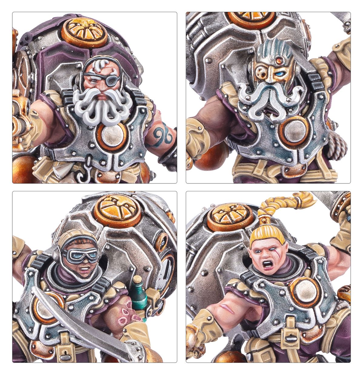 Vongrim Harpoon Crew - detale głów
