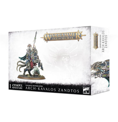 Arch-Kavalos Zandtos Ossiarch Bonereapers - pudełko zestawu 1 miniatury Warhammer Age of Sigmar