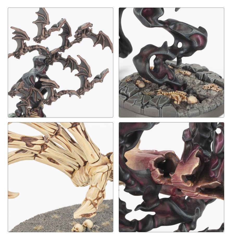 Manifestations - detale Sanguine Swarm i Hand of Nagash