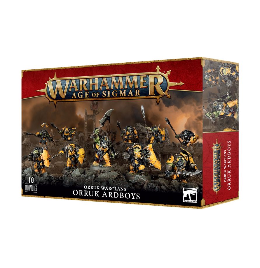 Orruk Ardboys - opakowanie Orruk Warclans 10 Miniatures Warhammer Age of Sigmar Games Workshop
