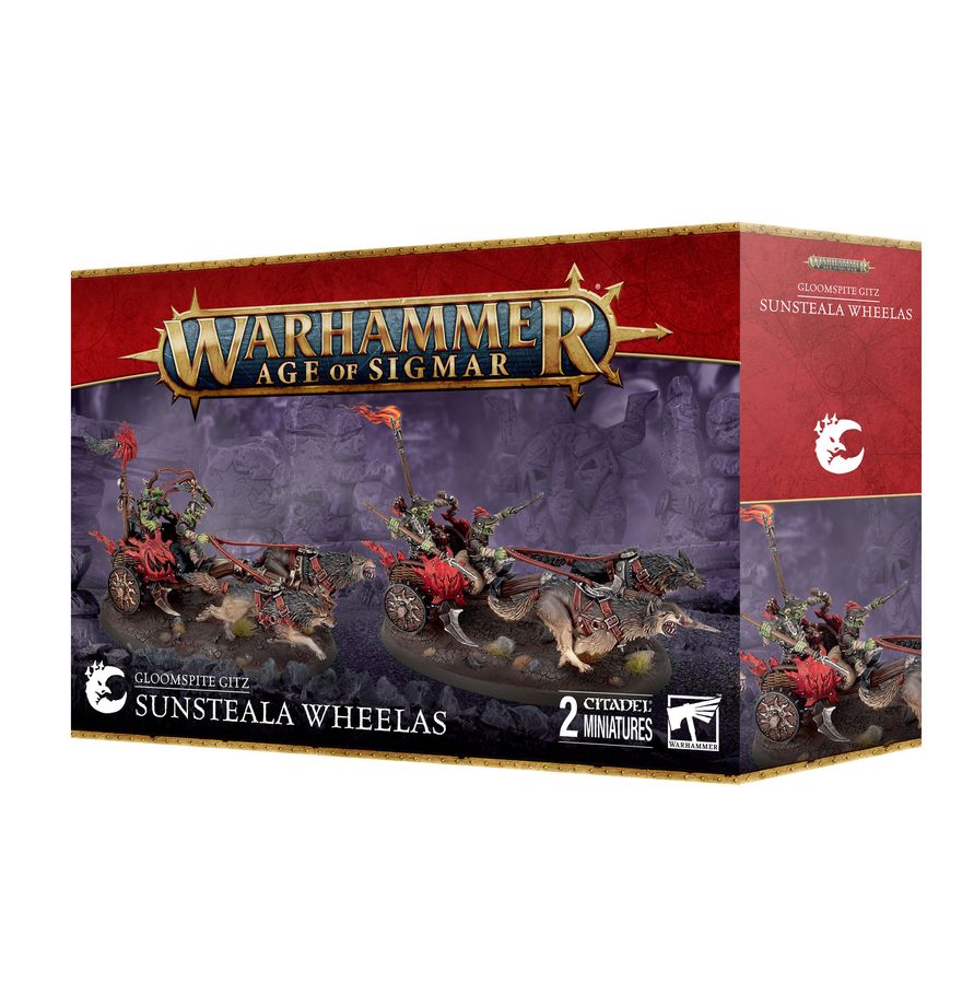 Sunsteala Wheelas - opakowanie Warhammer Age of Sigmar Gloomspite Gitz