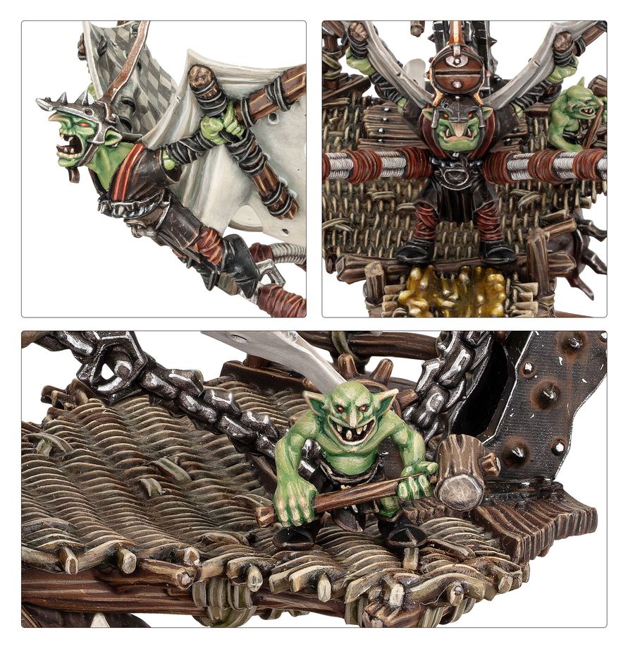 Doom Diver Catapult - detale grota w locie Doom Divera i platformy