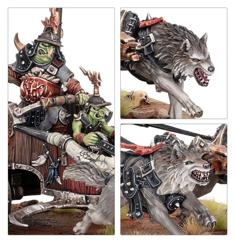 Snarlboss on War-Wheela - detale Snarlbossa woźnicy i Snarlfangów