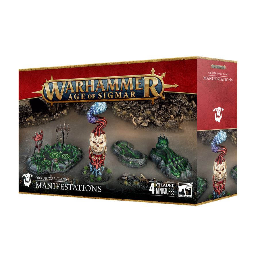 Orruk Warclans Manifestations - opakowanie Warhammer Age of Sigmar 4 Citadel Miniatures Games Workshop