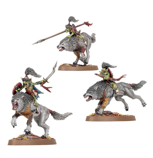 Snarlboss and Wolfgit Retinue - kompletny zestaw 3 jeźdźców na Snarlfangach