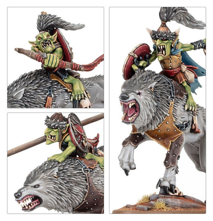 Snarlboss and Wolfgit Retinue - detale Wolfgita z łukiem głowy Snarlfanga i Snarlbossa