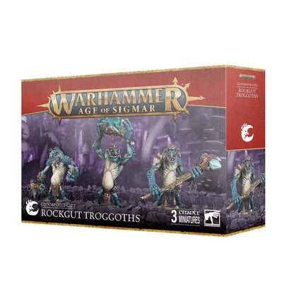 Rockgut Troggoths Gloomspite Gitz - pudełko zestawu 3 miniatur Warhammer Age of Sigmar