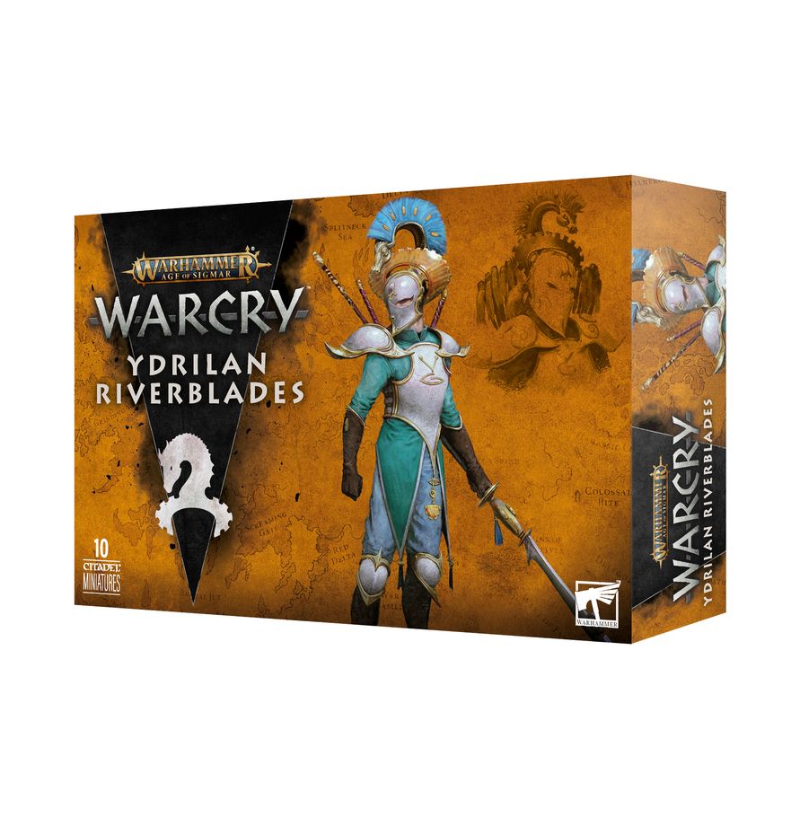 Ydrilan Riverblades - opakowanie Warcry Warhammer Age of Sigmar 10 Citadel Miniatures Lumineth Realm-lords Games Workshop