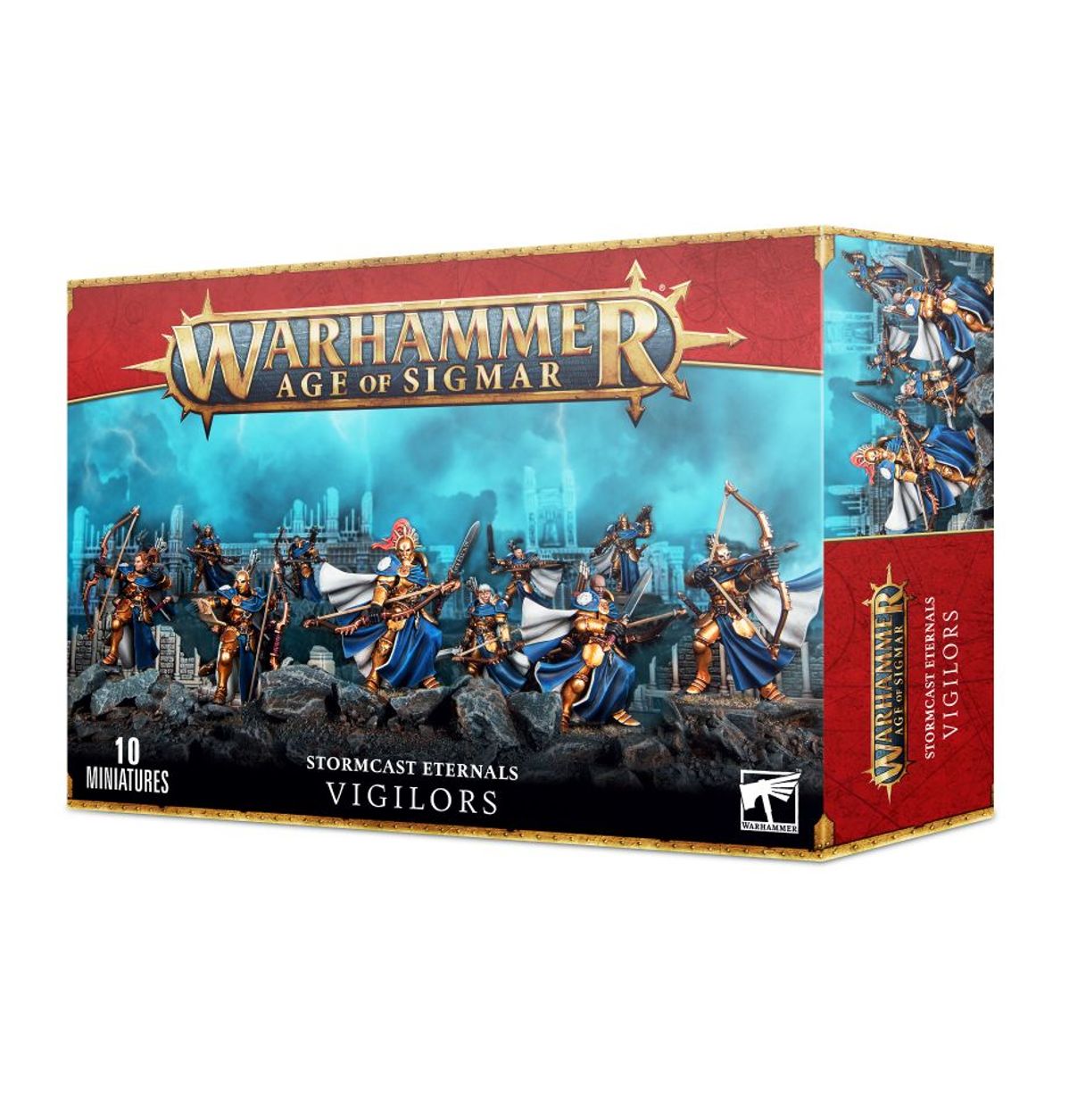 Vigilors Stormcast Eternals - pudełko zestawu 10 miniatur Warhammer Age of Sigmar