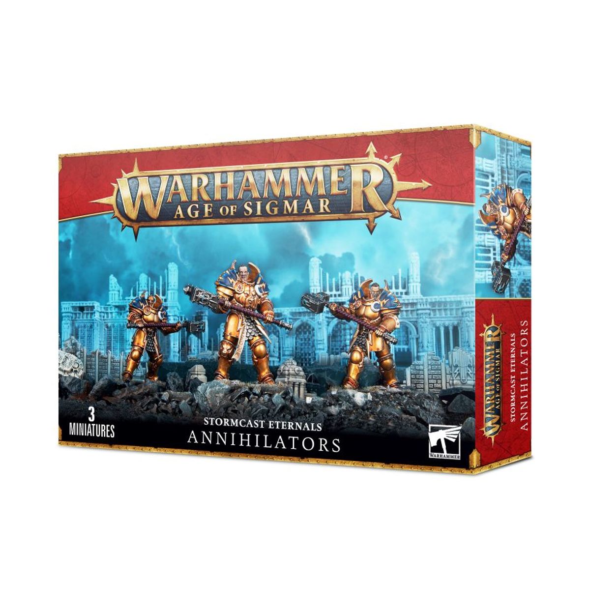 Annihilators Stormcast Eternals - pudełko zestawu 3 miniatur - Warhammer Age of Sigmar