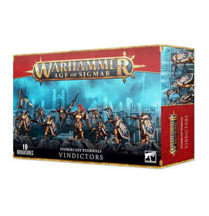 Vindictors Stormcast Eternals - pudełko zestawu 10 miniatur Warhammer Age of Sigmar