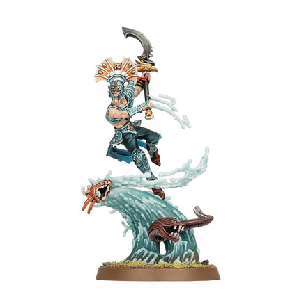 Idoneth Deepkin: Ikon of the Sea - wariant z halabardą na fali